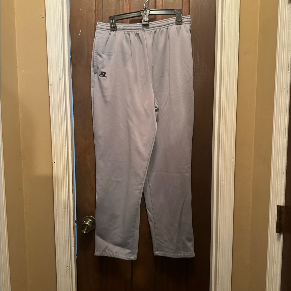 Men’s Gray Russell Athletic Medium Sweat Pants with Pockets